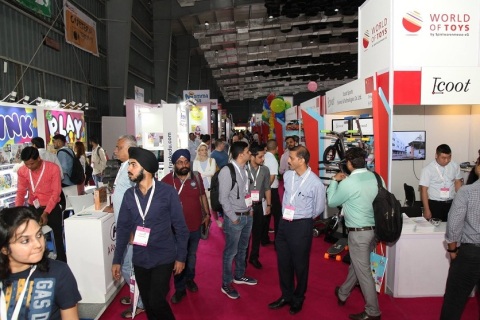印度孟买玩具婴童展览会展会现场图片