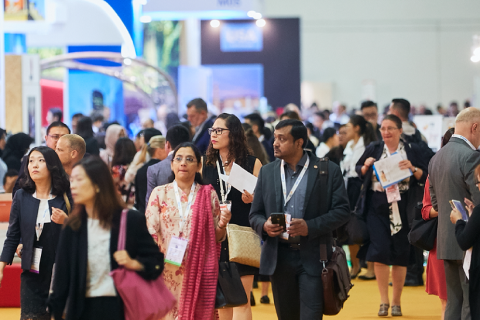 印度孟买旅游展览会展会现场图片