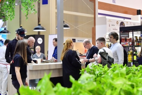 俄罗斯莫斯科食品饮料及配料展览会展会现场图片