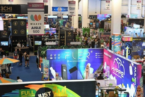 美国劳德代尔堡大麻及电子烟展展会现场图片