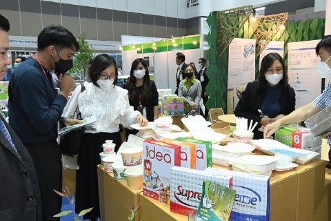 泰国曼谷生活用纸展览会展会现场图片