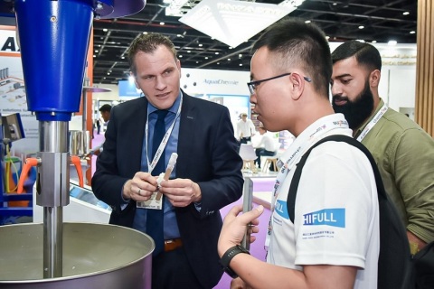 中东沙特涂料展览会展会现场图片