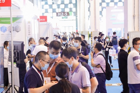 上海国际非织造材料展览会展会现场图片