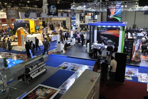 中东迪拜广告展览会展会现场图片