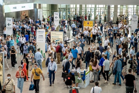 俄罗斯莫斯科广告印刷展览会展会现场图片