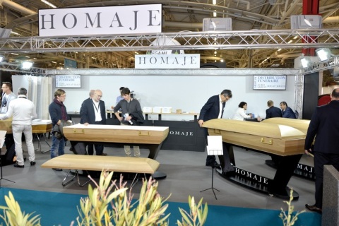 法国巴黎殡仪殡葬用品展览会展会现场图片