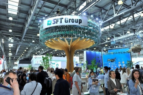 俄罗斯莫斯科广告印刷展览会展会现场图片