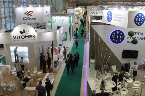 俄罗斯谷物混合饲料及兽药展览会展会现场图片