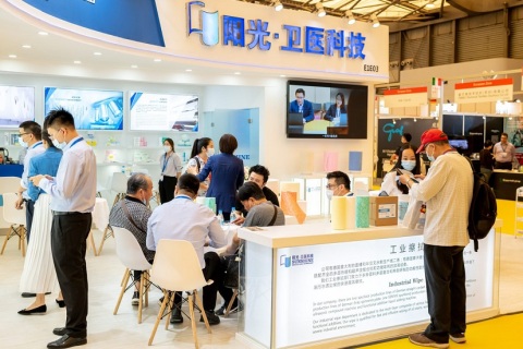 上海国际产业用纺织品及非织造布展览会展会现场图片