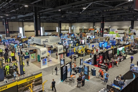 美国劳保展览会展会现场图片