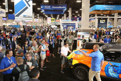 美国广告标识展览会展会现场图片