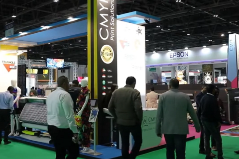 中东迪拜广告展览会展会现场图片