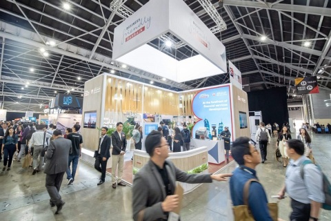 新加坡金融科技展展会现场图片