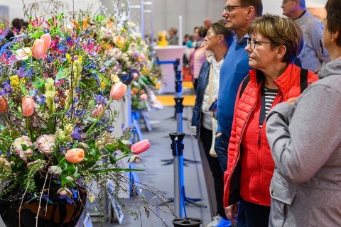 德国德累斯顿花卉园艺展览会展会现场图片