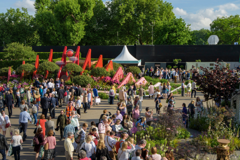 英国切尔西花展展会现场图片