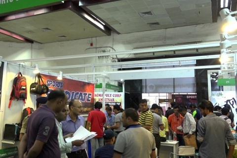 印度新德里体育运动及户外用品展览会展会现场图片