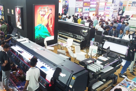 印度新德里广告标识展览会展会现场图片