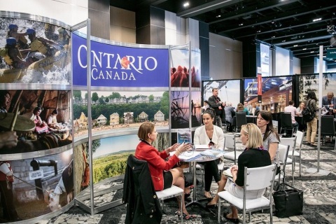 加拿大旅游交易会展会现场图片