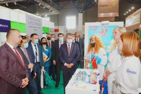 哈萨克斯坦阿拉木图食品展览会展会现场图片