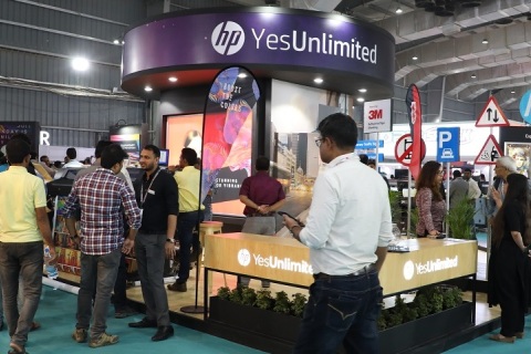 印度广告标识展览会展会现场图片