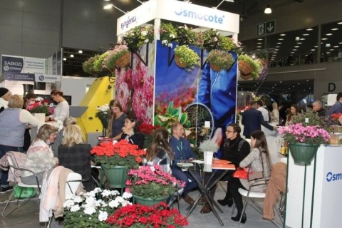 俄罗斯莫斯科花卉园艺展览会展会现场图片