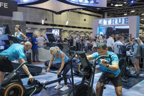 美国健身器材器械设备展览会展会现场图片