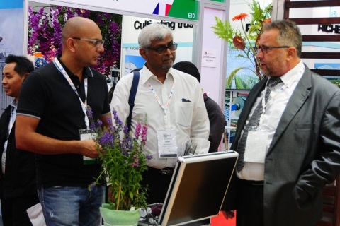 泰国曼谷果蔬农产品花卉园林园艺展览会展会现场图片