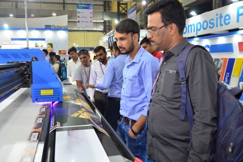 印度新德里广告标识展览会展会现场图片