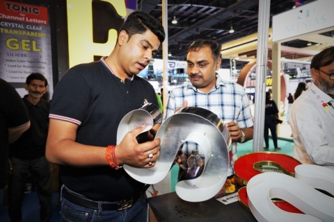 印度孟买广告标识展览会展会现场图片