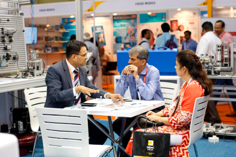 印度新德里教育装备展览会展会现场图片