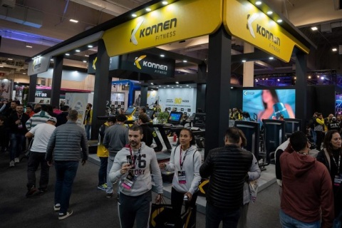 美国健身器材器械设备展览会展会现场图片