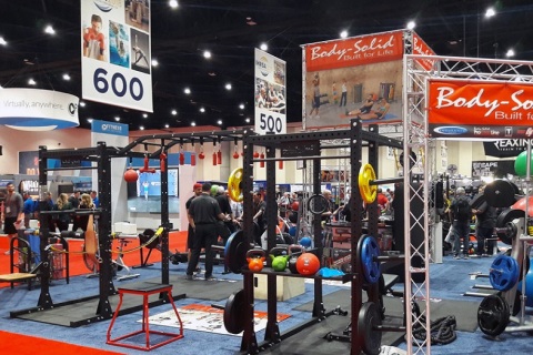 美国健身器材器械设备展览会展会现场图片