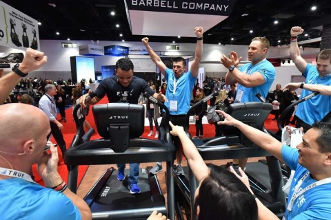 美国健身器材器械设备展览会展会现场图片