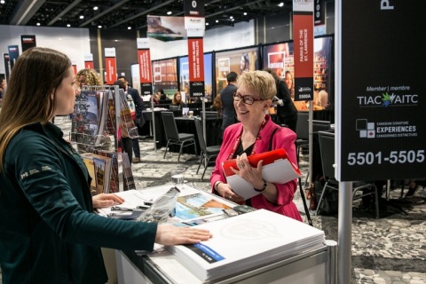 加拿大旅游交易会展会现场图片