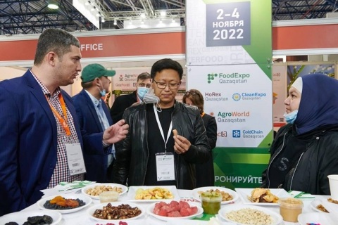 哈萨克斯坦阿拉木图食品展览会展会现场图片