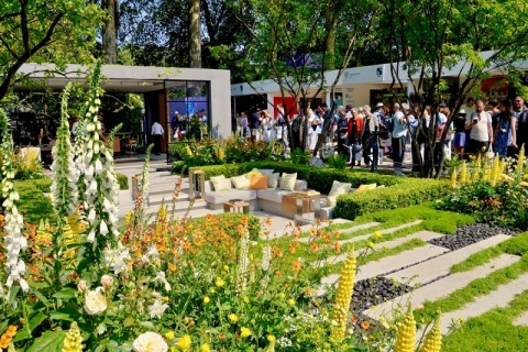 英国切尔西花展展会现场图片