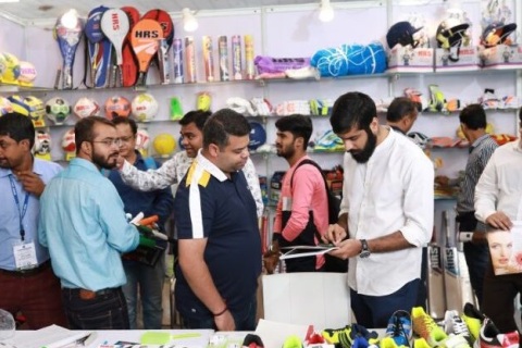 印度新德里体育运动及户外用品展览会展会现场图片