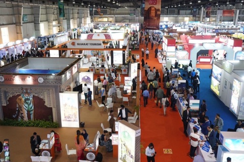 印度新德里旅游展览会展会现场图片