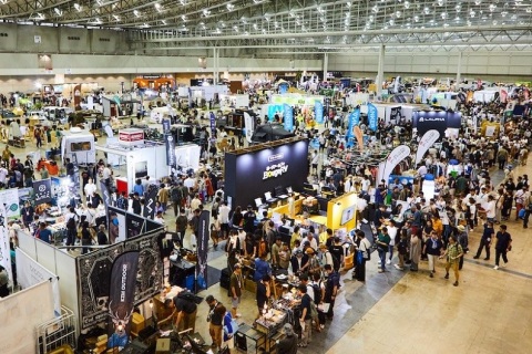 日本东京户外用品、露营生活展览会展会现场图片