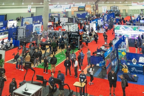 美国体育用品及健身器材展览会展会现场图片