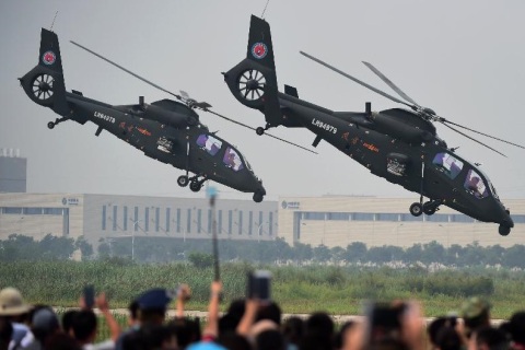 中国天津国际直升机博览会展会现场图片