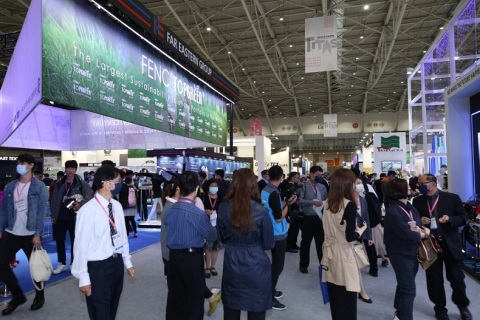 台湾纺织面料展展会现场图片