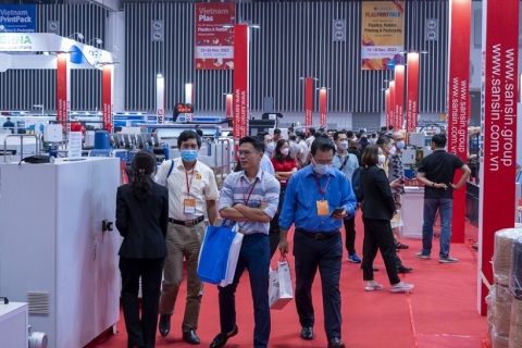 越南胡志明包装及印刷展览会展会现场图片