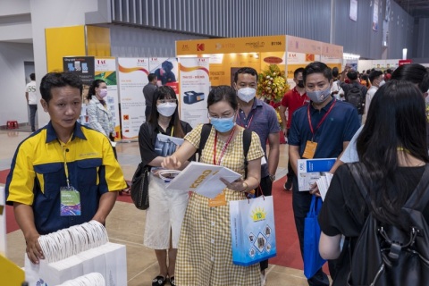 越南胡志明包装及印刷展览会展会现场图片