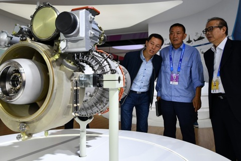 中国天津国际直升机博览会展会现场图片