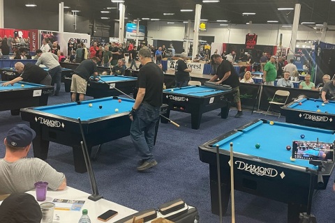 美国费城台球展览会展会现场图片