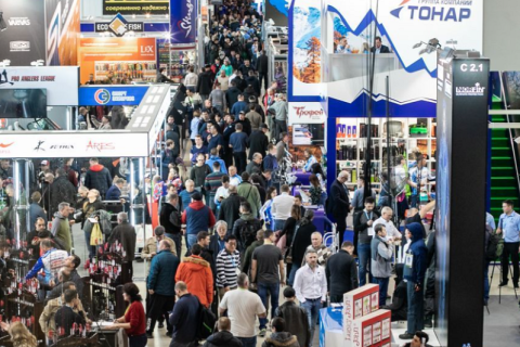 俄罗斯莫斯科户外用品及狩猎钓具展览会展会现场图片