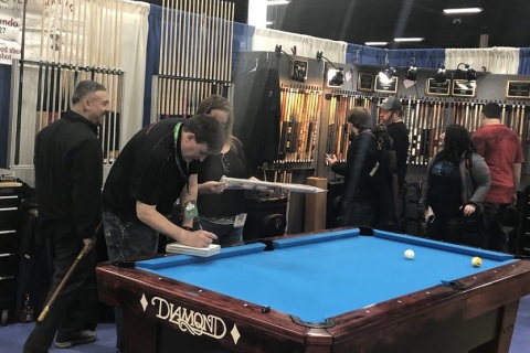 美国费城台球展览会展会现场图片