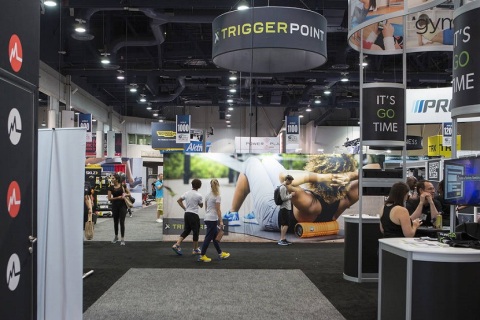 美国洛杉矶健身器材展览会展会现场图片