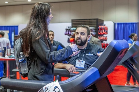 美国体育用品及健身器材展览会展会现场图片